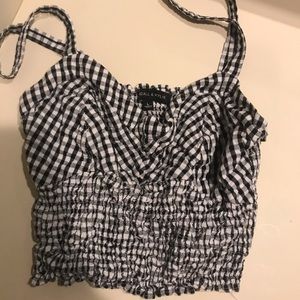 Gingham Crop Top